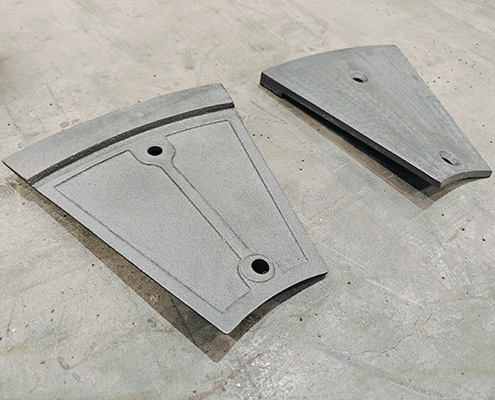 合金鋼洗砂機螺旋葉片